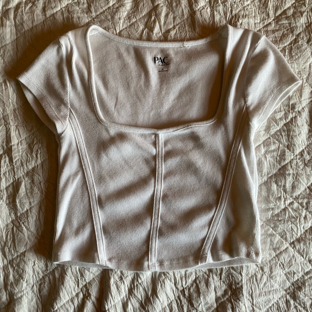 Women’s White Pacsun Crop Top